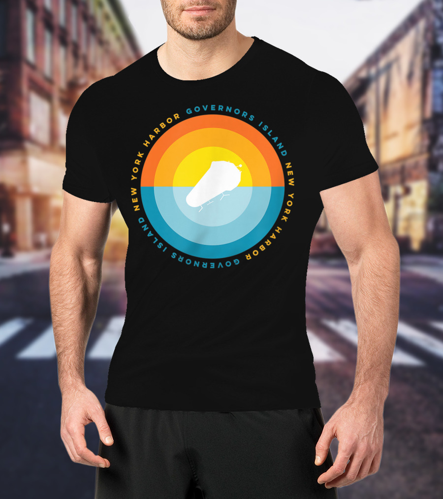 Governors Island New York Harbor Sunset T-Shirt