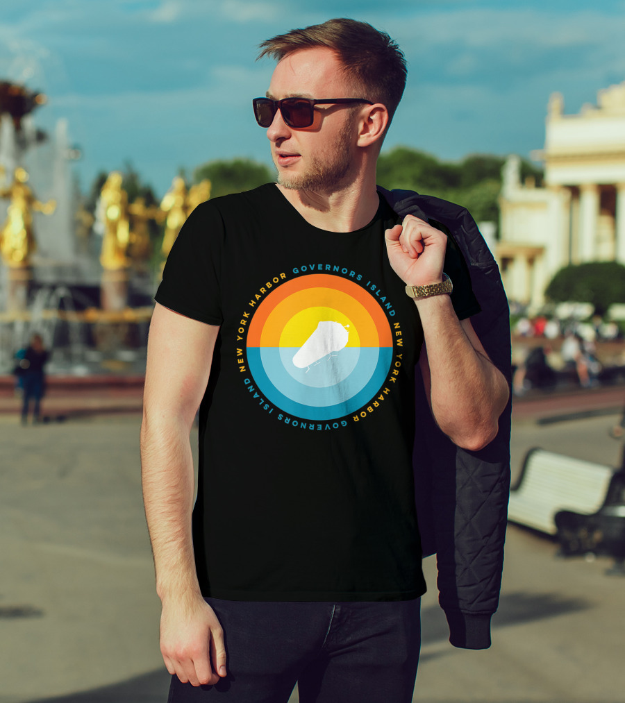 Governors Island New York Harbor Sunset T-Shirt