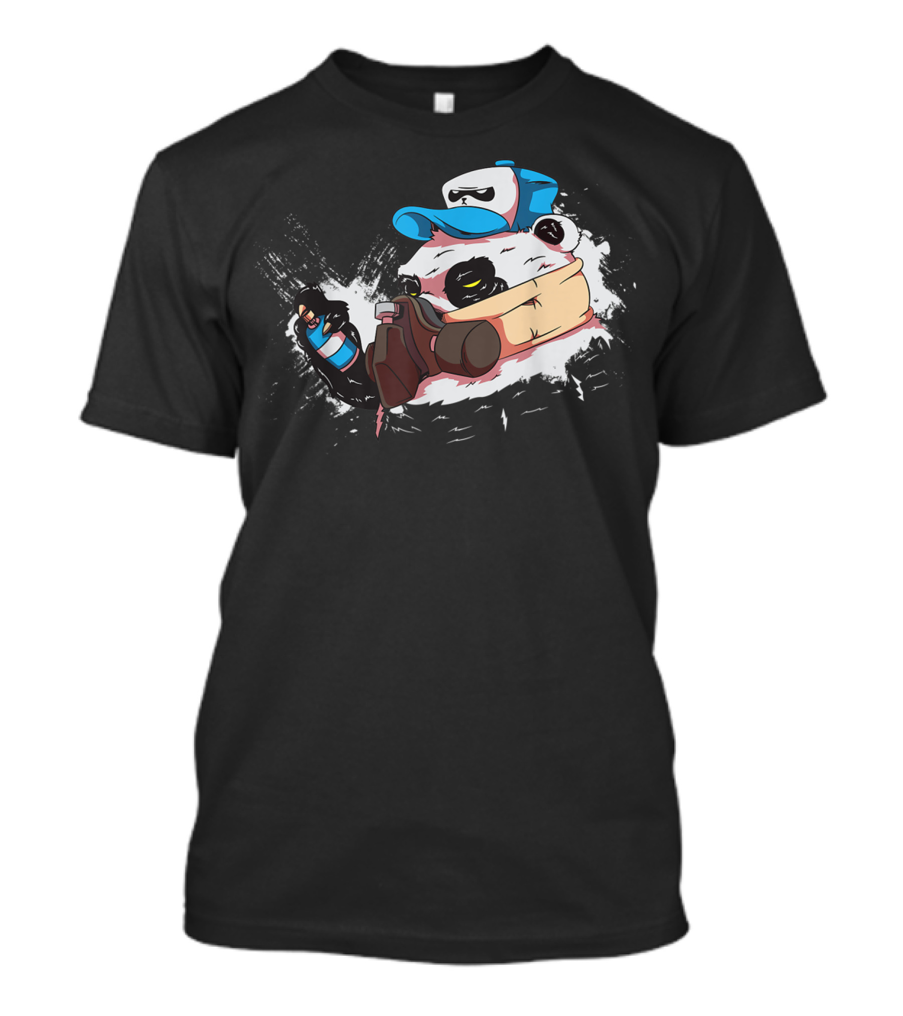 Graffiti Ar Spray Paint Character Collection T-Shirt