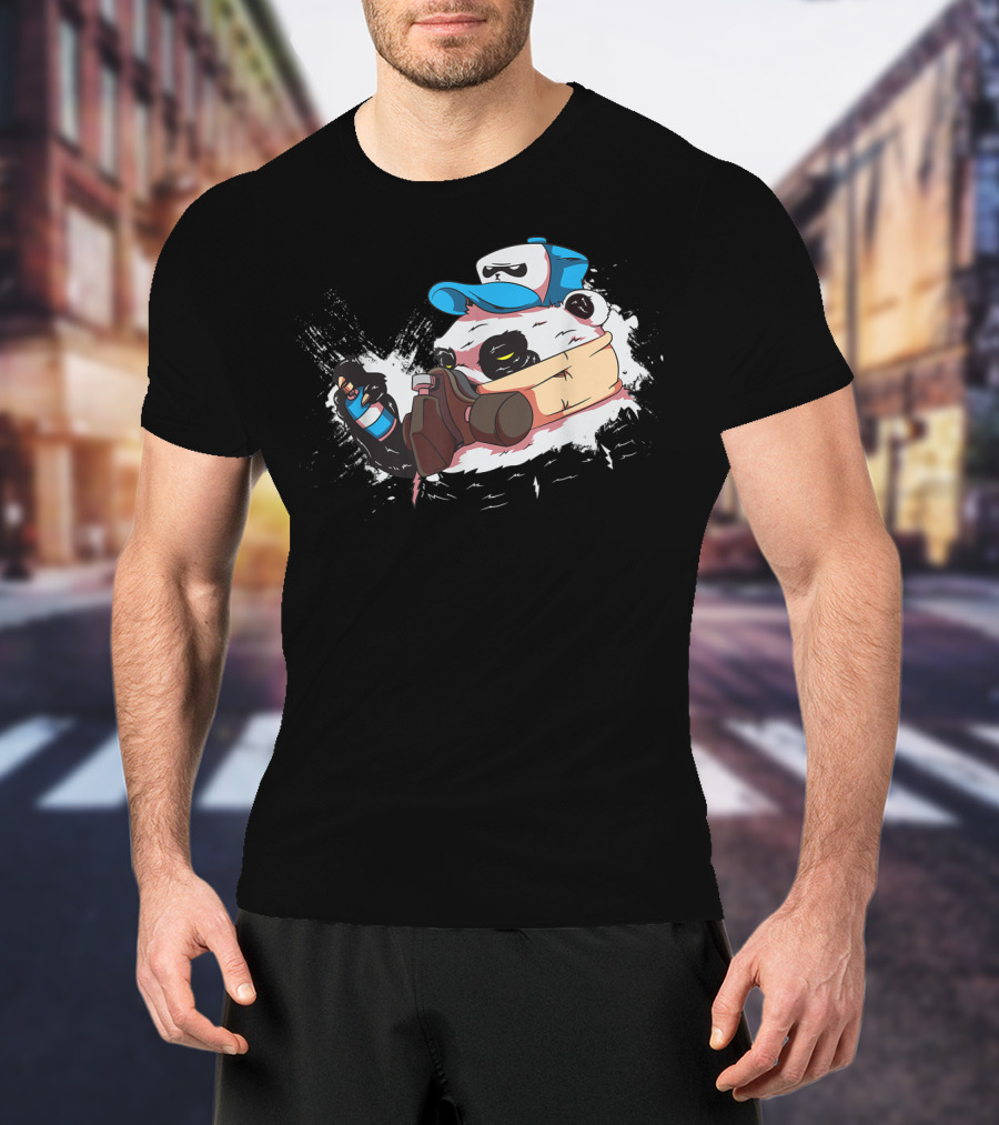 Graffiti Ar Spray Paint Character Collection T-Shirt
