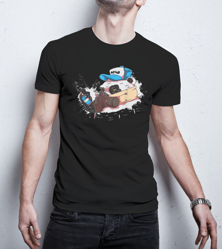 Graffiti Ar Spray Paint Character Collection T-Shirt