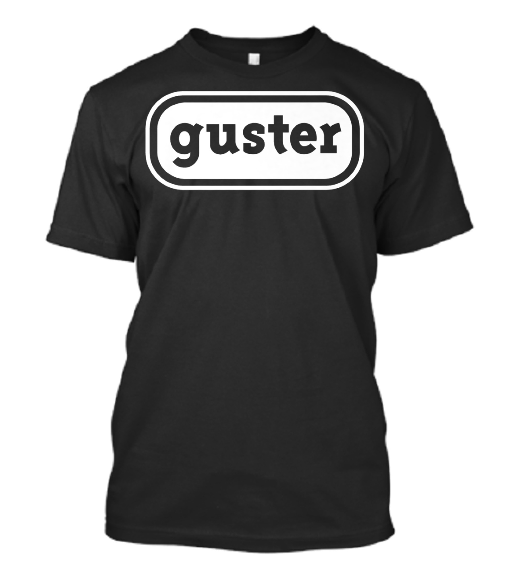Guster Classic Oval Logo White Background T-Shirt
