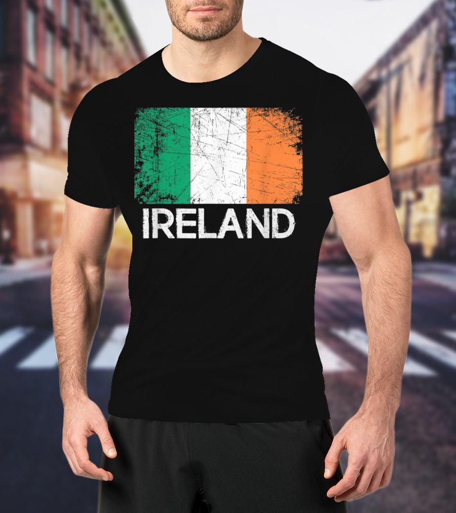 Ireland Flag Vintage T-Shirt