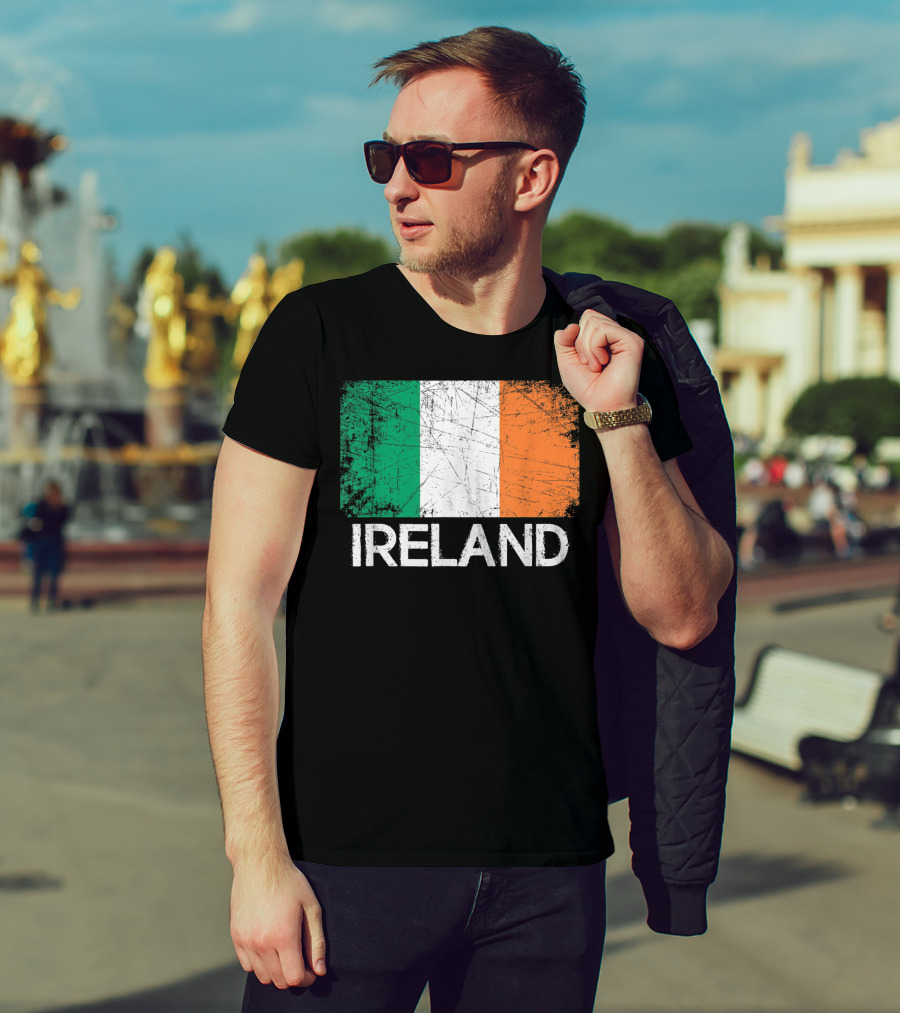 Ireland Flag Vintage T-Shirt