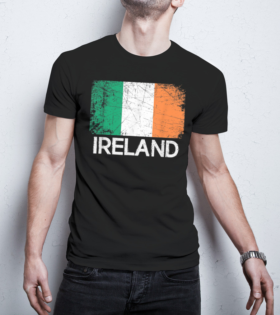 Ireland Flag Vintage T-Shirt