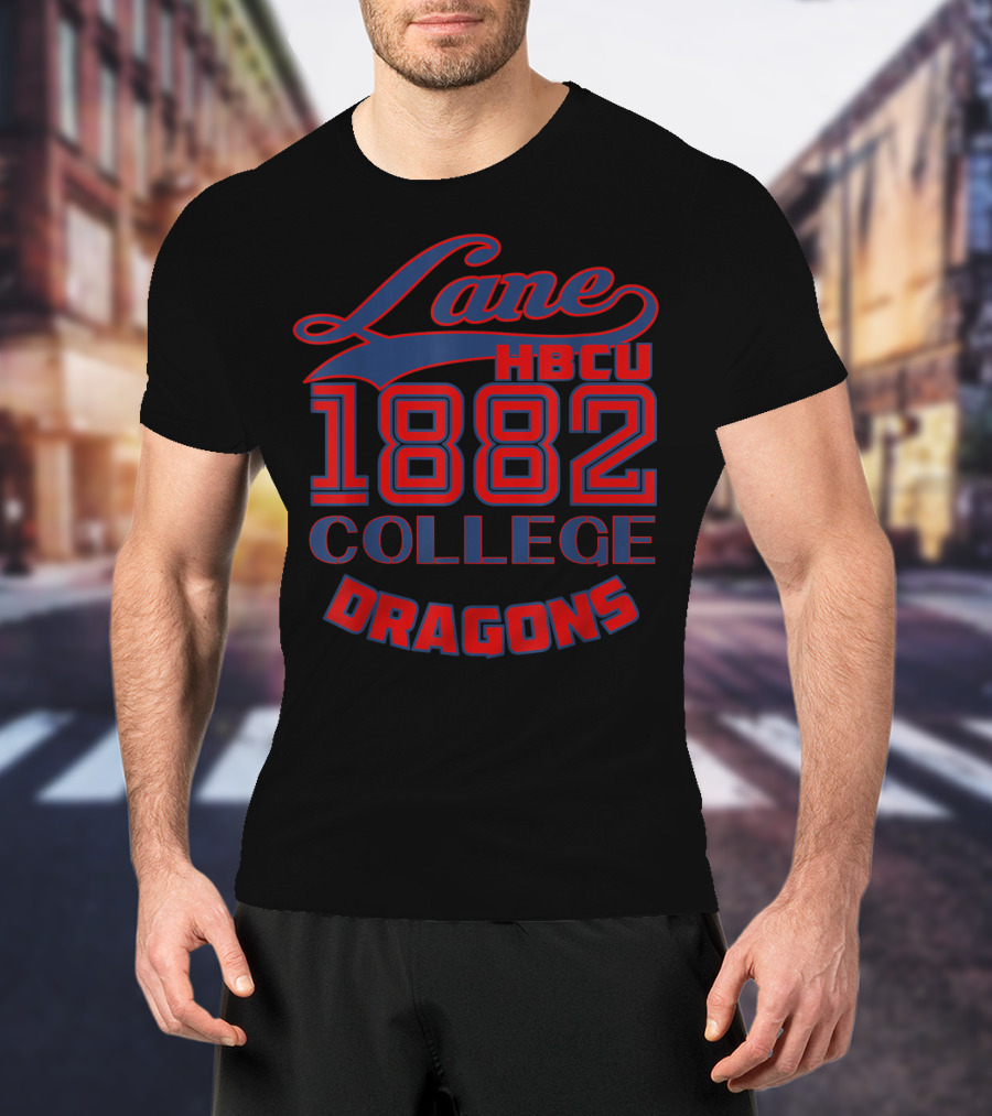 Lane HBCU 1882 College Dragons T-Shirt