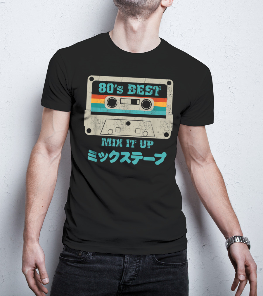 80s Best Mix It Up Cassette Japanese Otaku Aesthetic T-Shirt