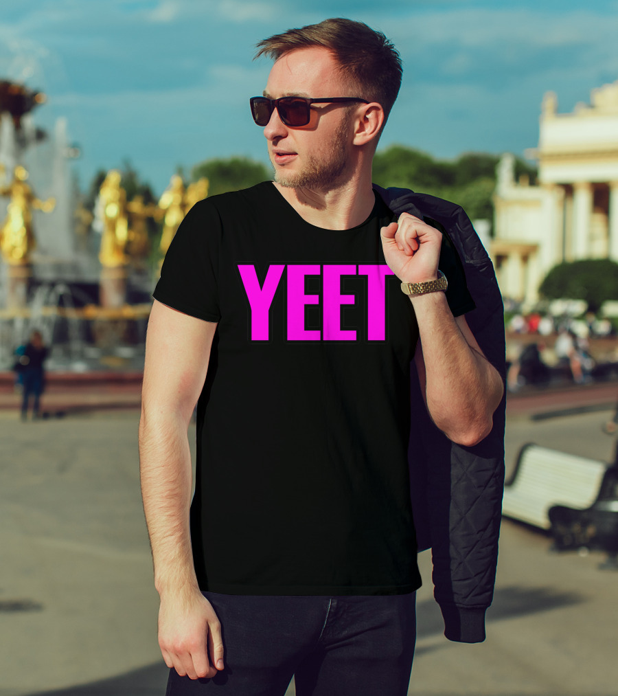 Pink Yeet Popular Funny T-Shirt