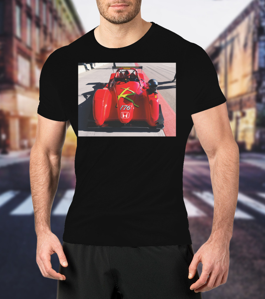Honda Red Race Car 176 T-Shirt
