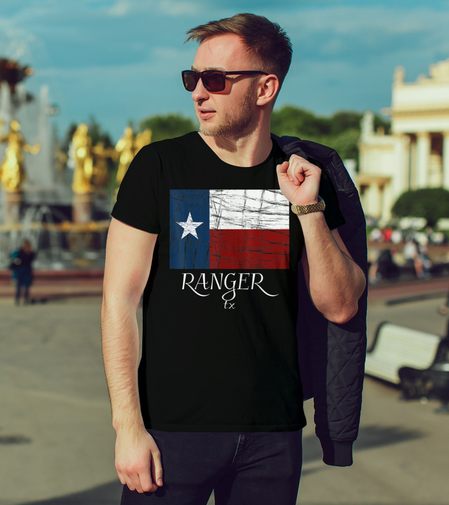 Ranger TX Texas Flag State City T-Shirt