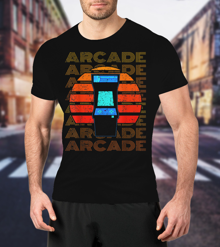 Arcade Retro 80s Video Game Player Gamer T-Shirt