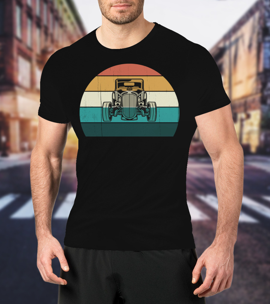 Vintage Retro Hotrod Car Classic Muscle Auto T-Shirt