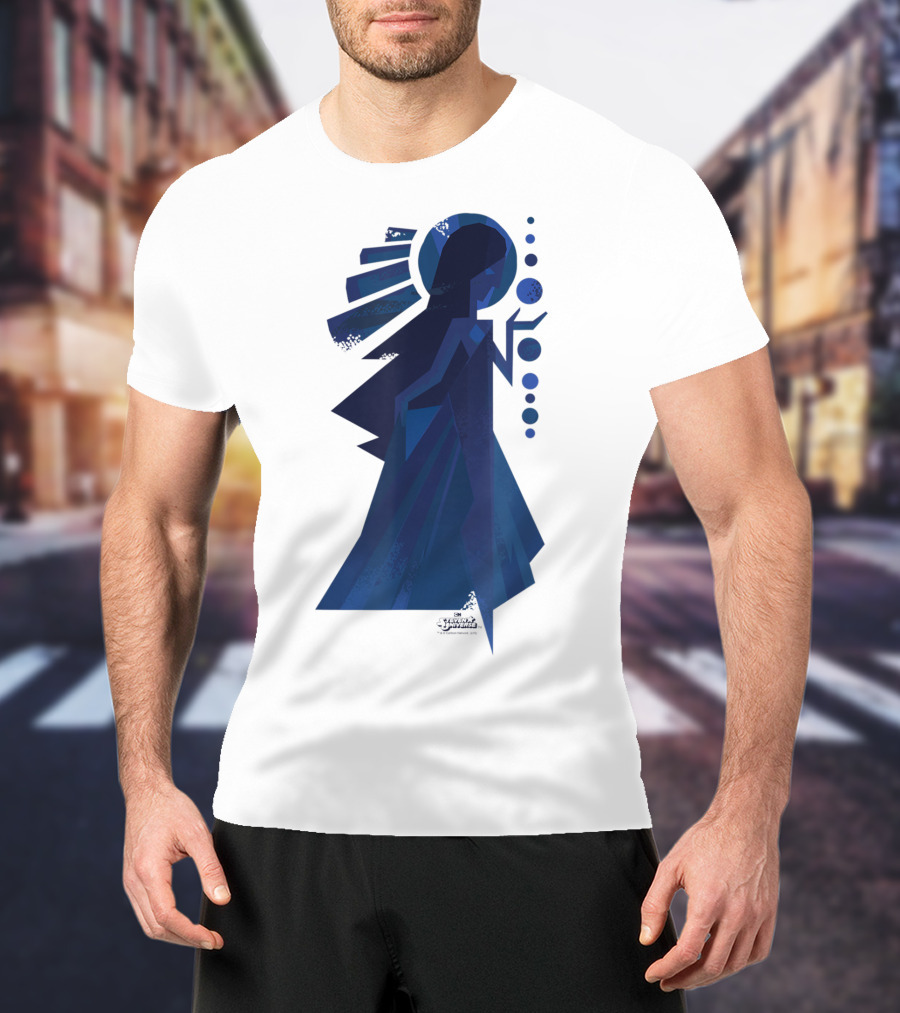 Steven Universe Blue Diamond Abstract Mural T-Shirt