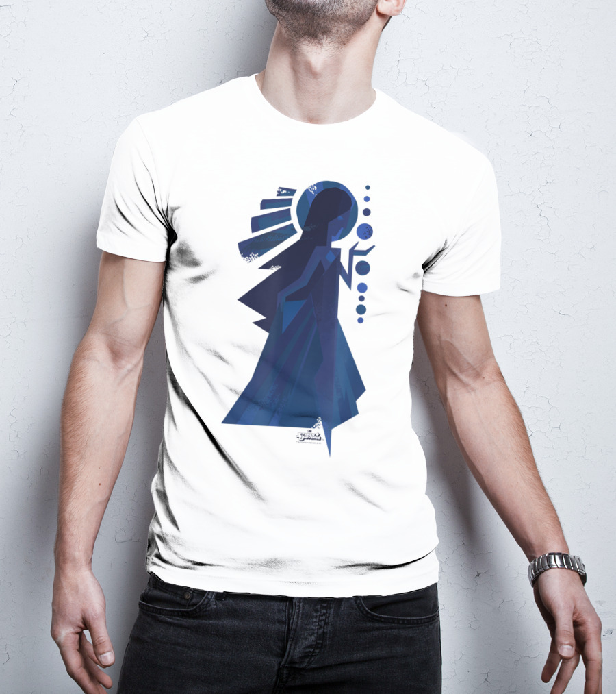 Steven Universe Blue Diamond Abstract Mural T-Shirt