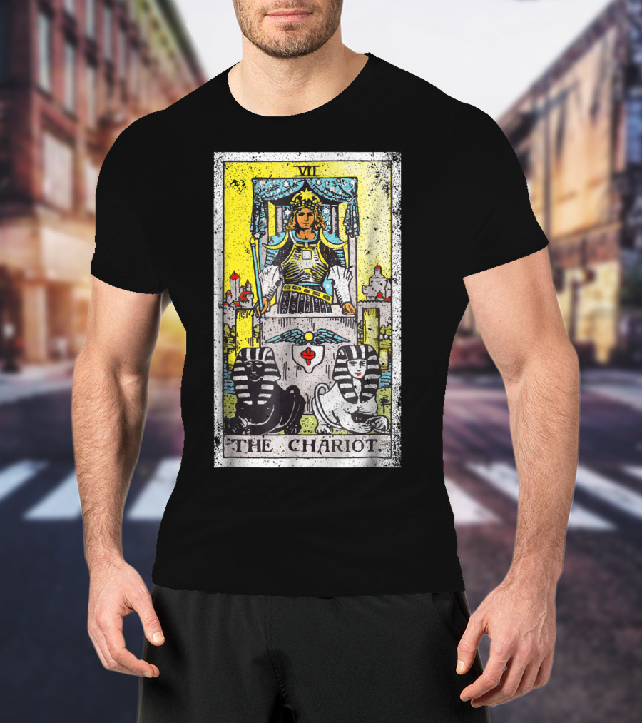 VII The Chariot Tarot Card T-Shirt