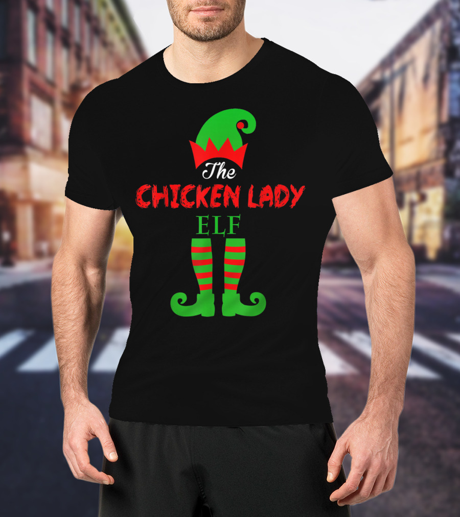 The Chicken Lady Elf T-Shirt