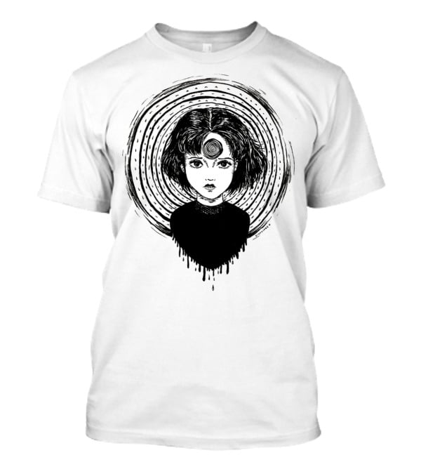 Uzumaki Junji Ito Horror Manga Spiral Hypnosis Anime T-Shirt