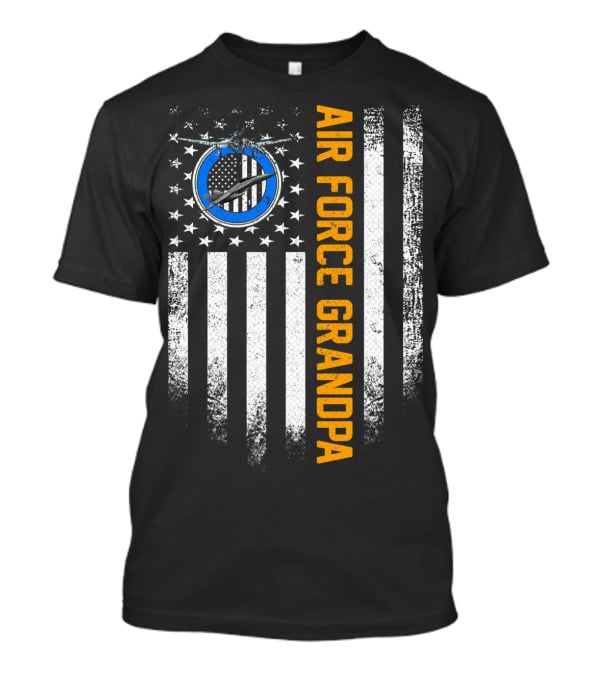 Vintage USA Air Force Grandpa Proud America T-Shirt