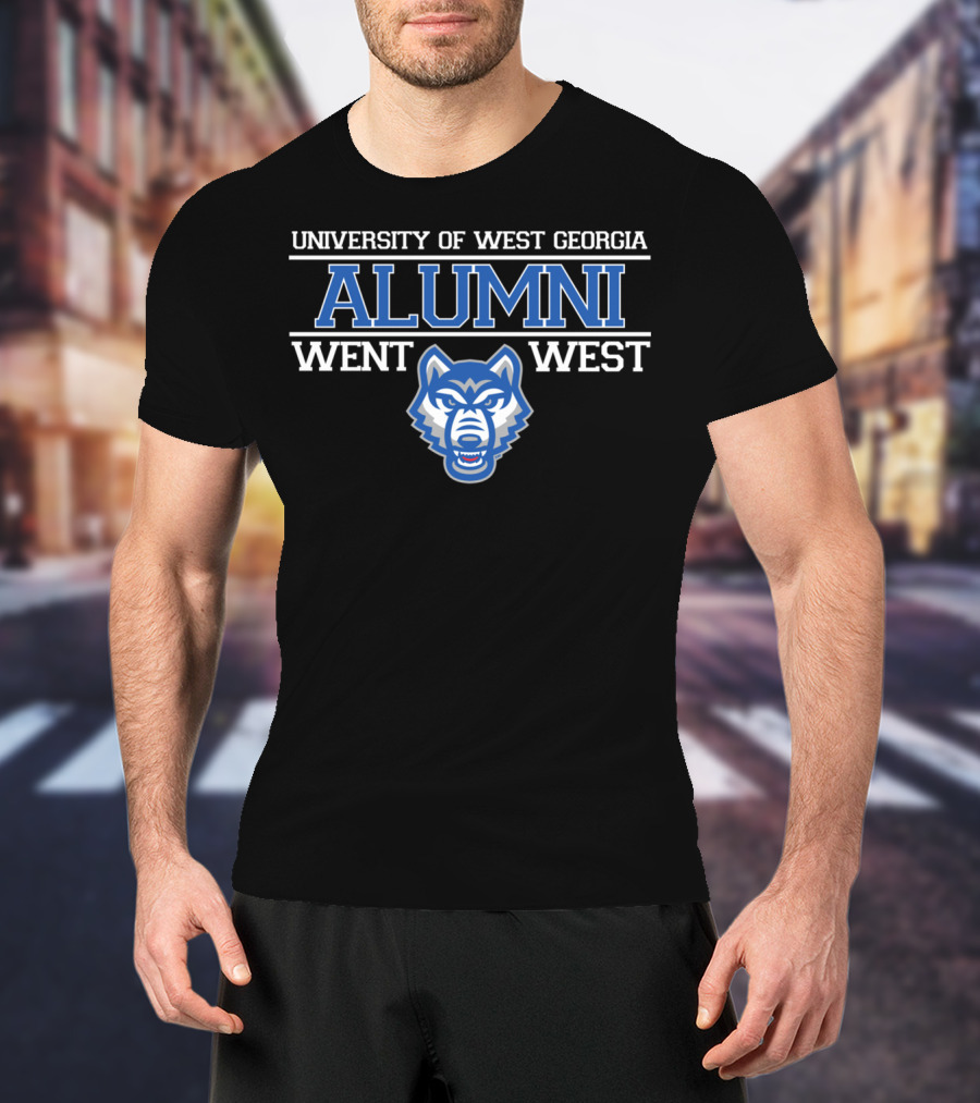 University Of West Georgia Alumni Went West Wolf T-Shirt