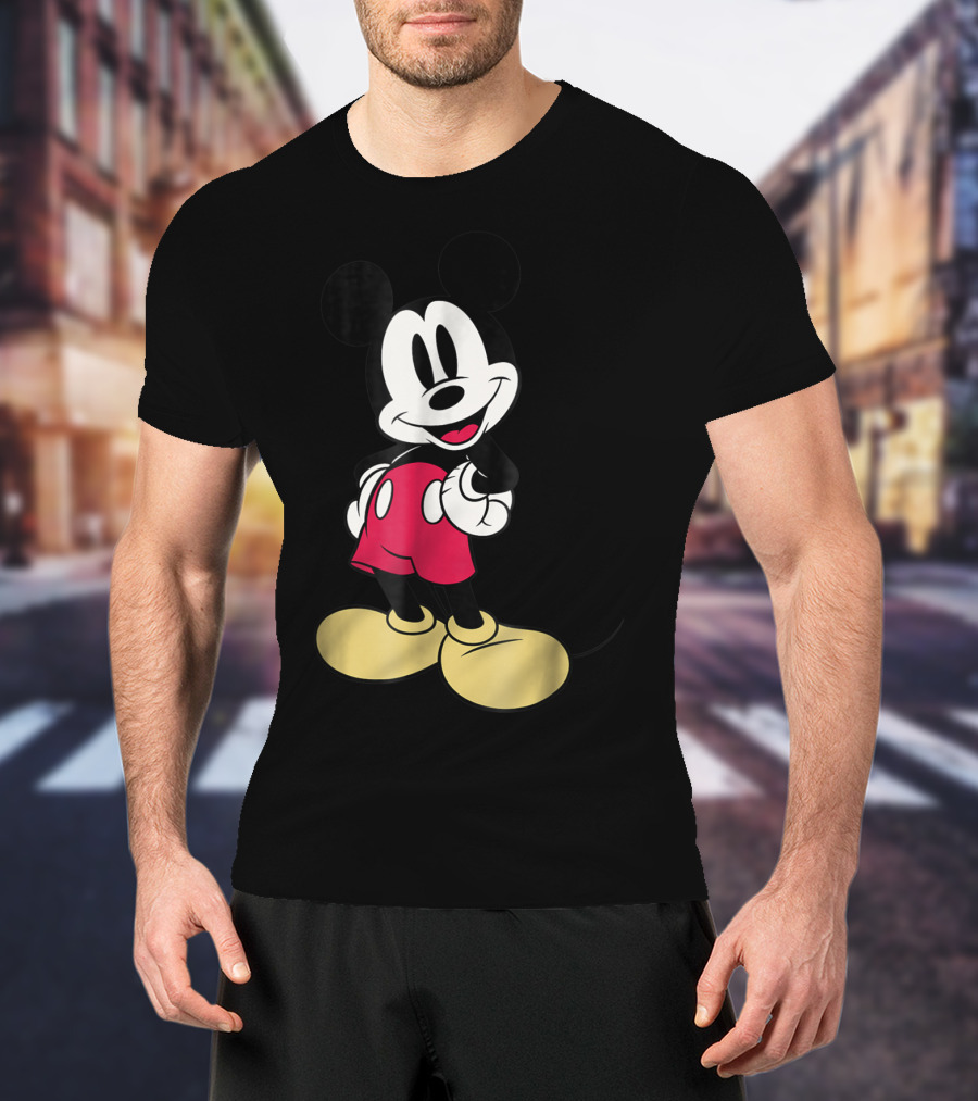 Disney Classic Mickey Mouse 1 XP Vintage Style Retro T-Shirt