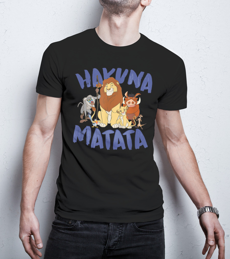 Lion King Hakuna Matata Rafiki Simba Timon Pumbaa Group Disney Classic T-Shirt