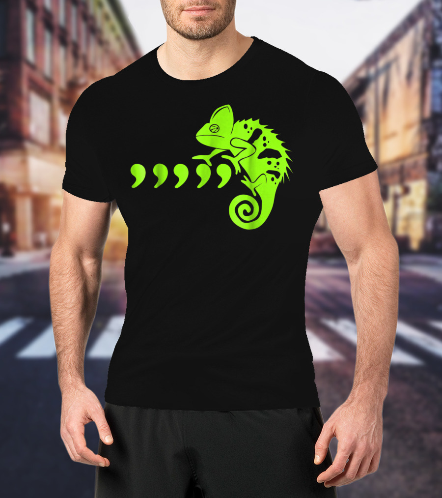 Comma Chameleon Love Country Music T-Shirt