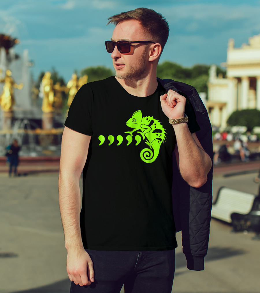 Comma Chameleon Love Country Music T-Shirt