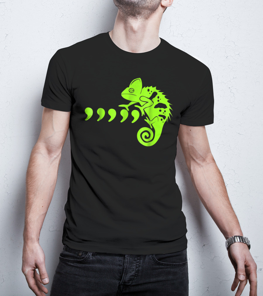 Comma Chameleon Love Country Music T-Shirt