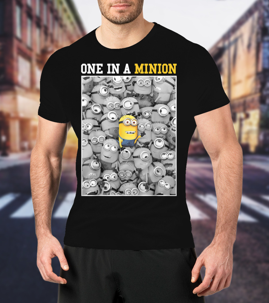 One In A Minion Despicable Me Color Pop Minions T-Shirt