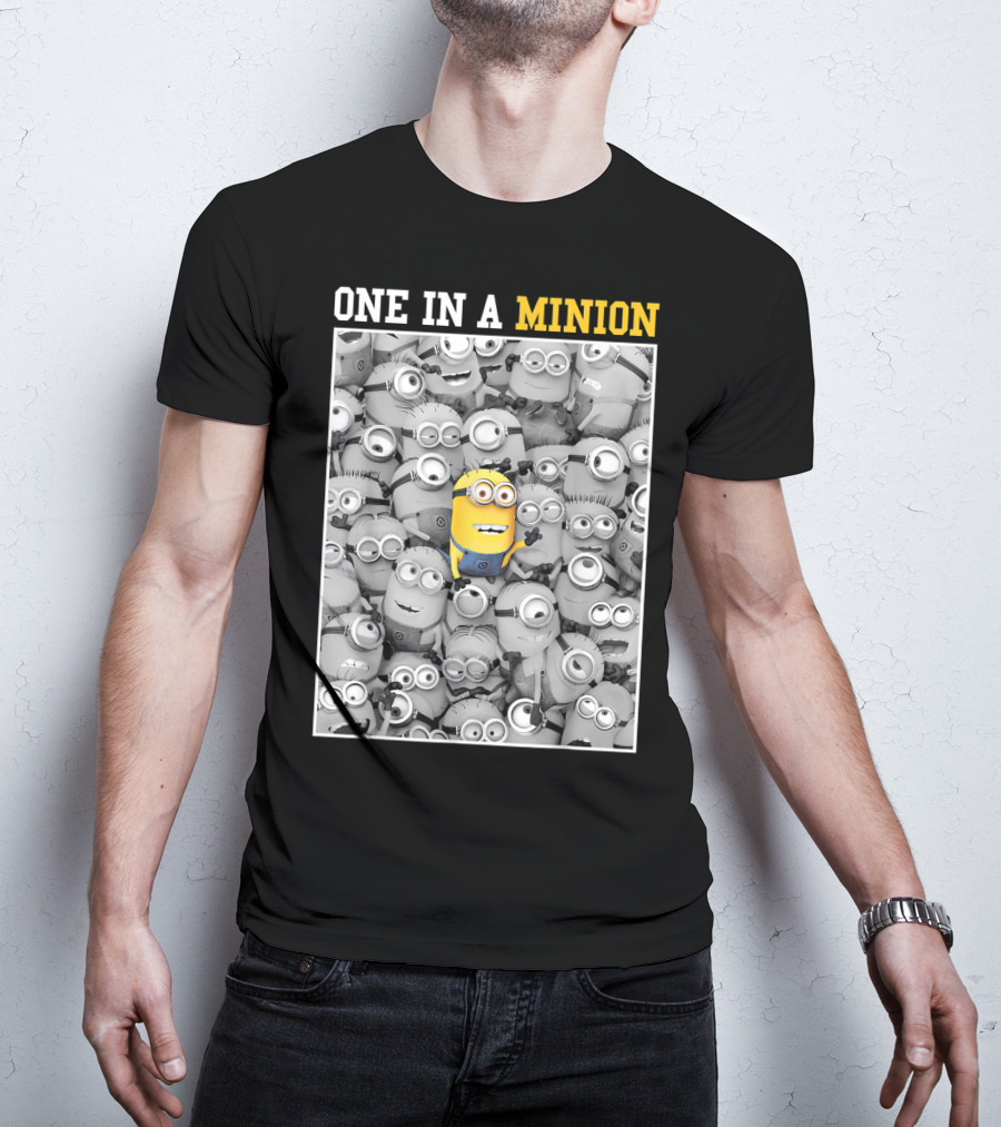 One In A Minion Despicable Me Color Pop Minions T-Shirt