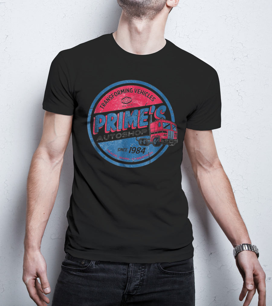 Transforming Vehicles Prime's Autoshop Since 1984 T-Shirt