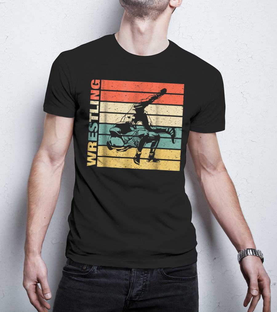 Cool Classic Wrestling Retro Birthday T-Shirt