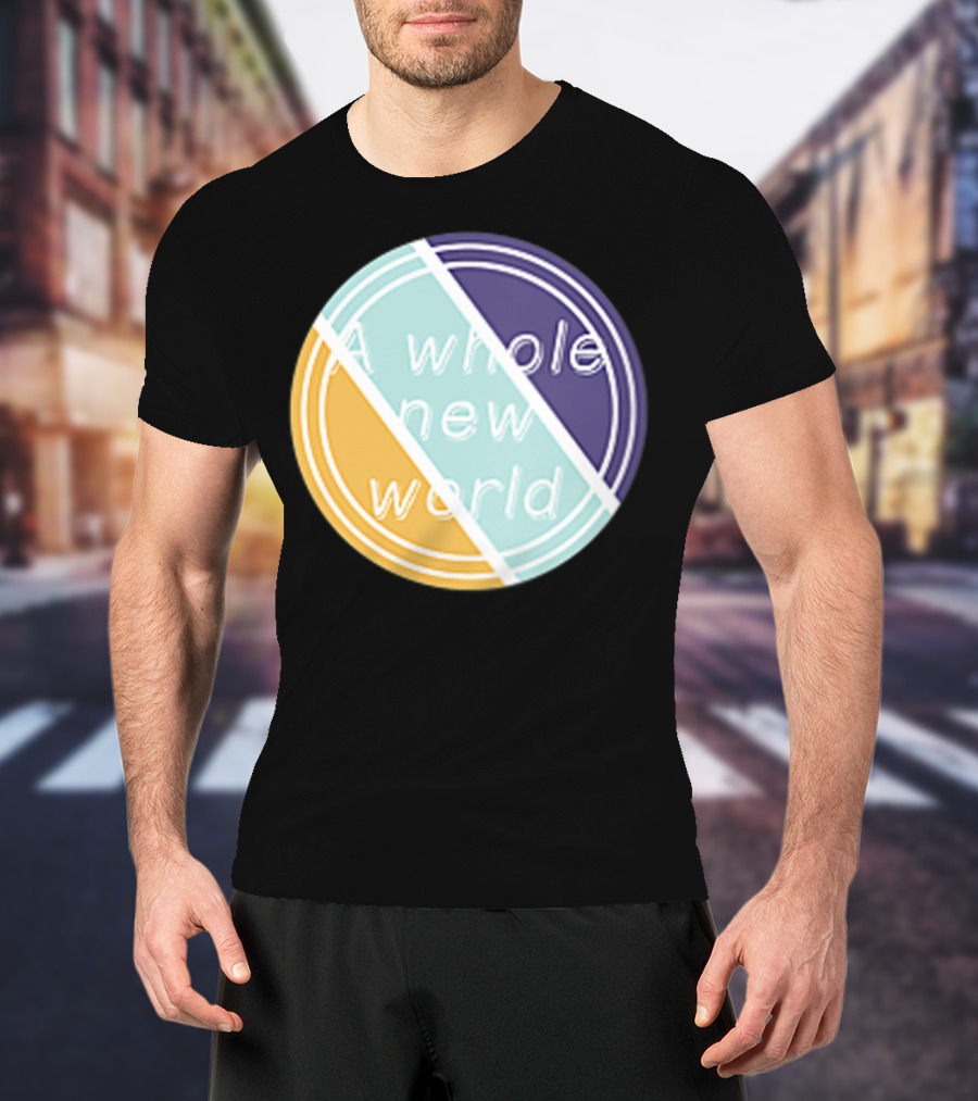 A Whole New World Circular Pastel T-Shirt