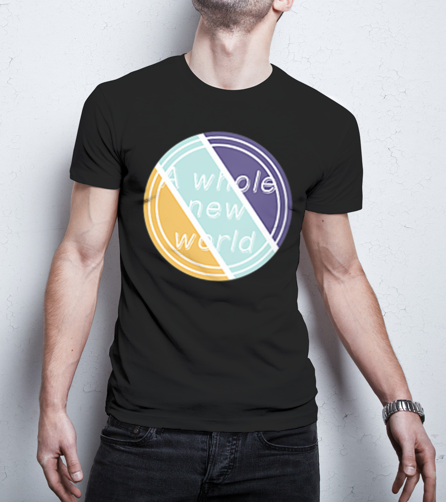 A Whole New World Circular Pastel T-Shirt