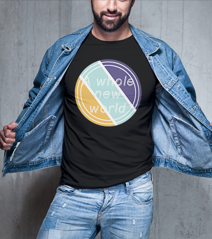 A Whole New World Circular Pastel T-Shirt
