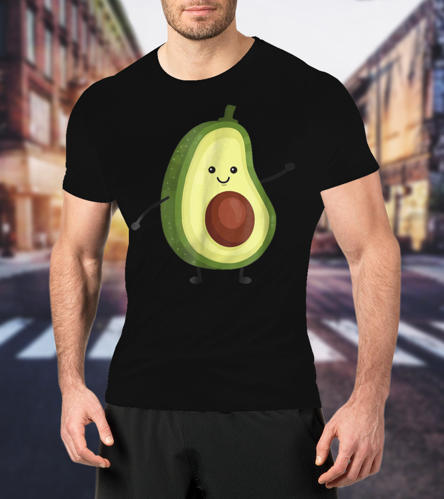 Smiling Avocado Best For Vegans Diet T-Shirt
