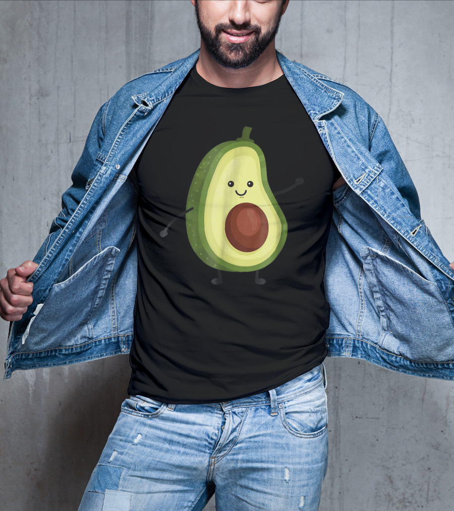 Smiling Avocado Best For Vegans Diet T-Shirt