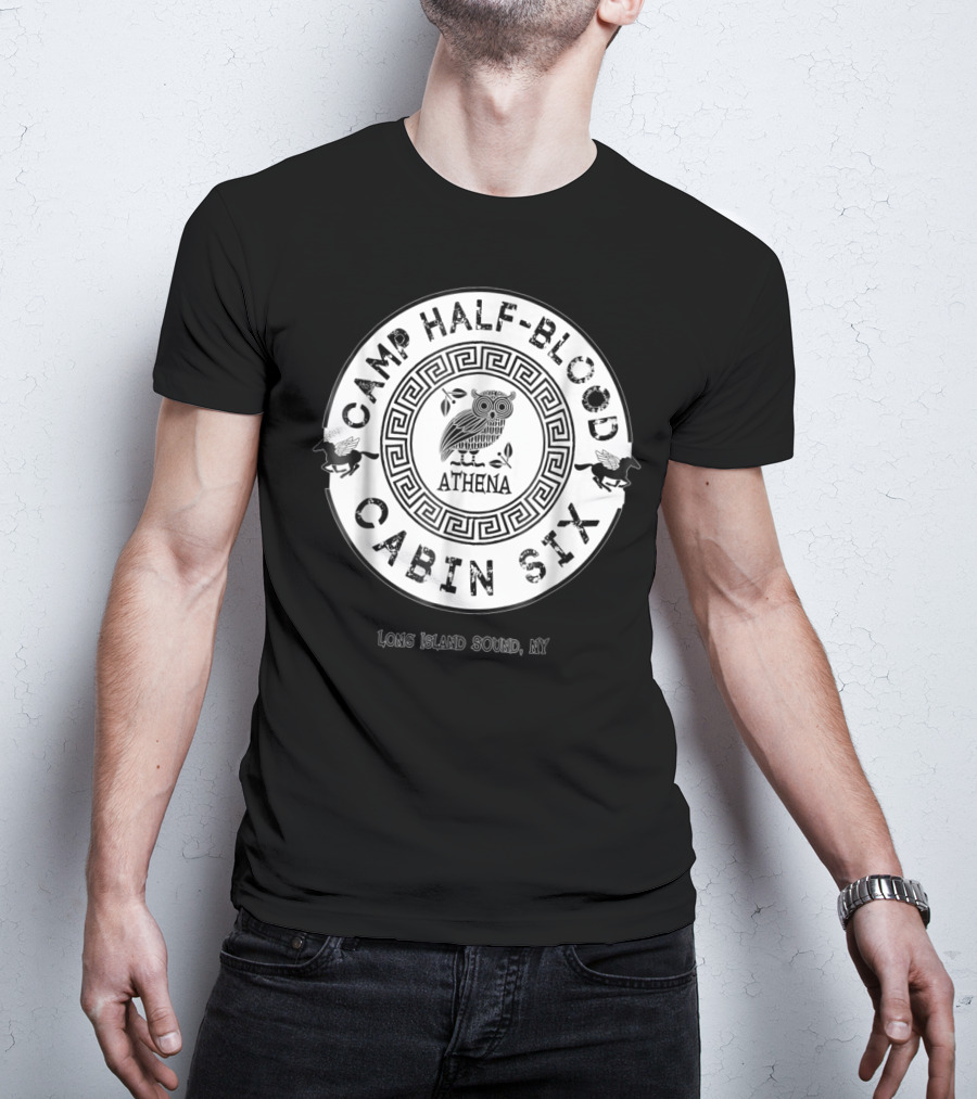 Camp Half-Blood Cabin Six Athena Long Island Sound NY T-Shirt