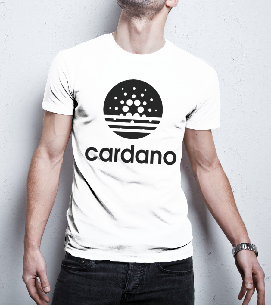 Cardano ADA Cryptocurrency Blockchain Symbol Black T-Shirt