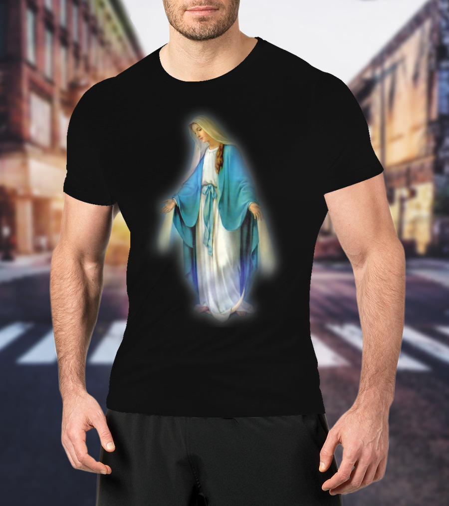 Catholic Blessed Mother Mary Iconic T-Shirt