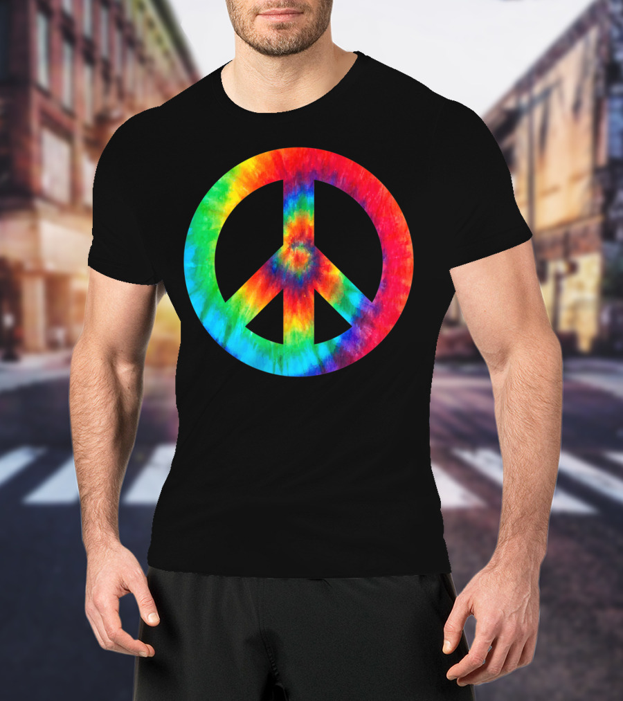Cool Tie Dye Peace T-Shirt