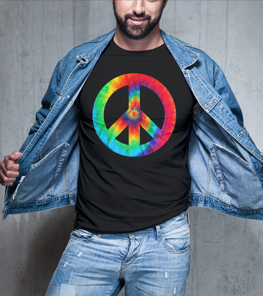 Cool Tie Dye Peace T-Shirt