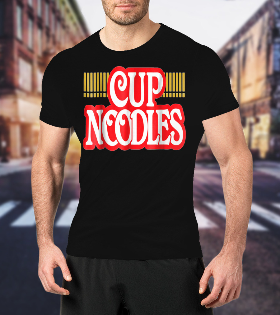 Cup Noodles Instant Ramen Iconic Red White T-Shirt