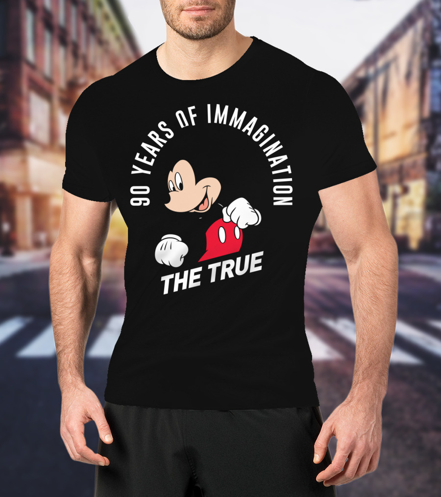90 Years Of Imagination Mickey Mouse The True Original T-Shirt