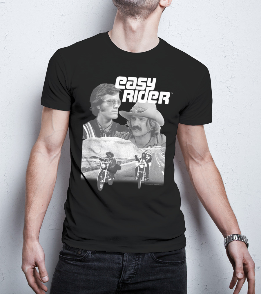 Easy Rider Fonda Hopper Motorcycles Road Adventure T-Shirt