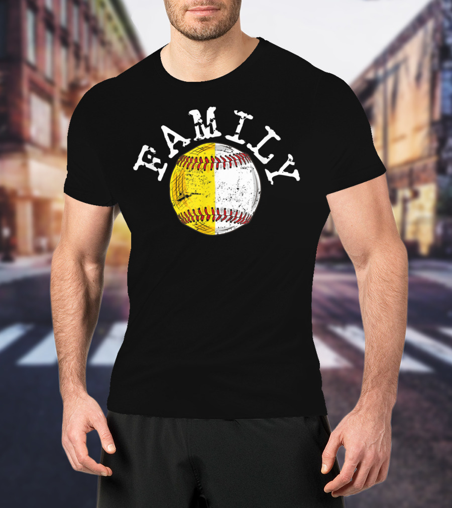 Family Funny Baseball Softball T-Shirt