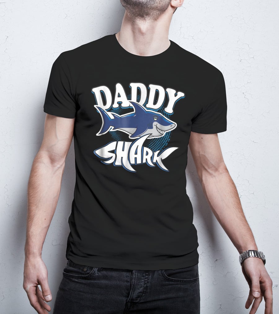 Daddy Shark Funny Daddy Shark T-Shirt