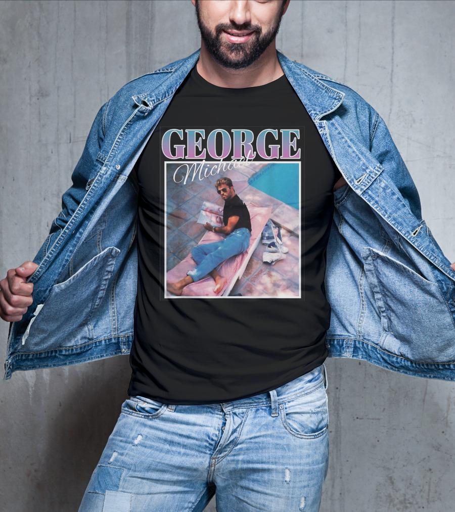 GEORGE Michael Poolside Style T-Shirt
