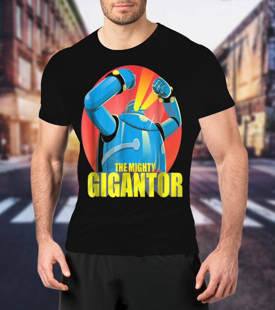 The Mighty Gigantor Robot Retro Sci-Fi Hero T-Shirt