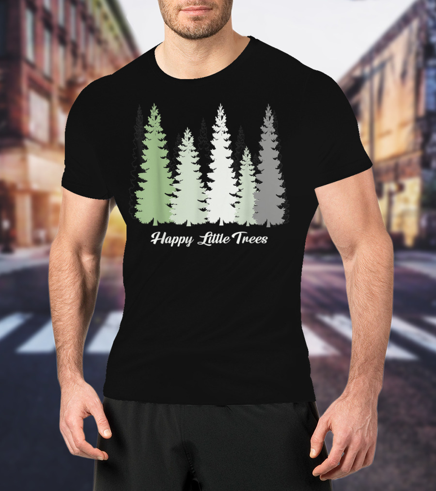 Happy Little Trees Bob Style Forest T-Shirt